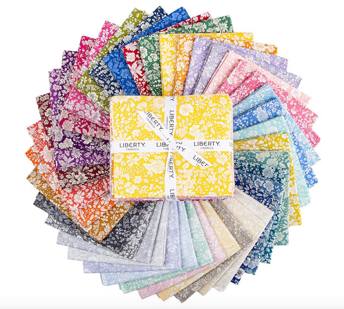 Emily Belle Fat Quarter Bundle by Liberty Fabrics - fanned out
