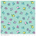 Liberty Gifts from the Garden Polka Fruit B - mint polka dot fruit cotton fabric yardage view